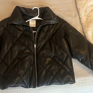 Abercrombie & Fitch Black Puffer Jacket